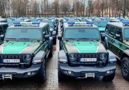 Straż Graniczna kupiła 145 nowych pojazdów za ponad 31 mln zł. Wśród nich Jeep Wrangler Rubicon