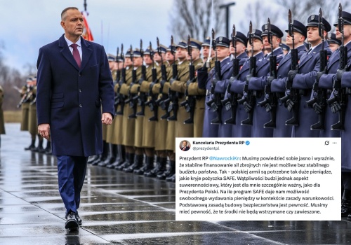 Większość Polaków uważa, że prezydent powinien podpisać ustawę o SAFE, on sam drży o suwerenność