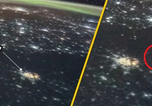 Rosyjski atak na Kijów widziany z kosmosu. Niezwykłe zdjęcia z ISS