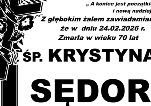 Zmarła Krystyna Sędor