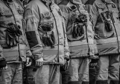 Chorzowscy strażacy w żałobie po śmierci strażaka