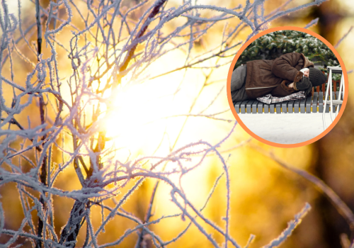 W dzień dodatnia temperatura, ale w nocy wciąż mróz. Apel o reakcję na osoby zagrożone wychłodzeniem