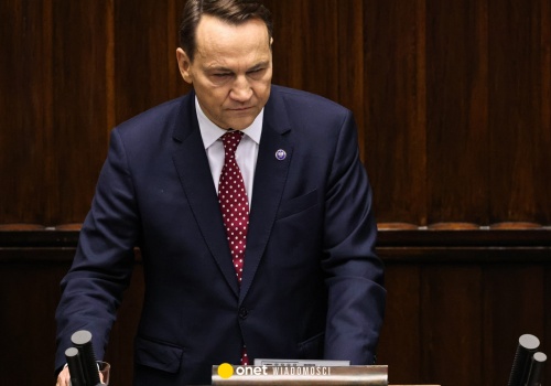 Wrzawa po expose Radosława Sikorskiego. 