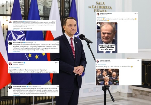 Tusk ziewa, Giertych śpi. Sikorski 