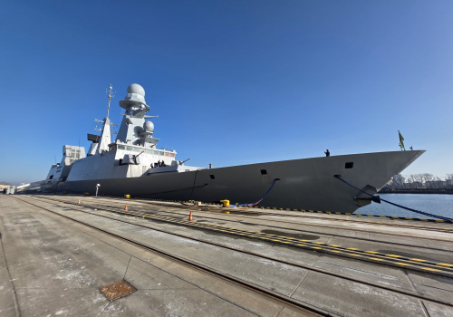 Francuska fregata FS Chevalier Paul w Porcie Gdynia