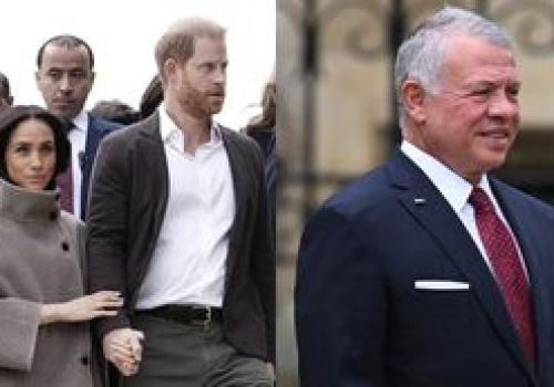Rodzina królewska Jordanii OLAŁA Meghan Markle i księcia Harry'ego: 