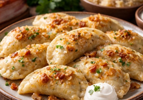 Pierogi zbójnickie jak z dobrej karczmy. Aromatyczne, sycące i obłędnie pyszne - zrobisz je łatwo w domu