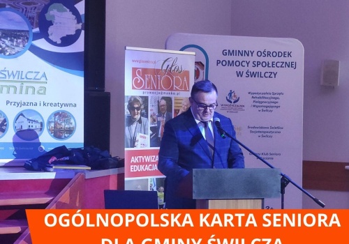 Inauguracja Ogólnopolskiej Karty Seniora w Gminie Świlcza