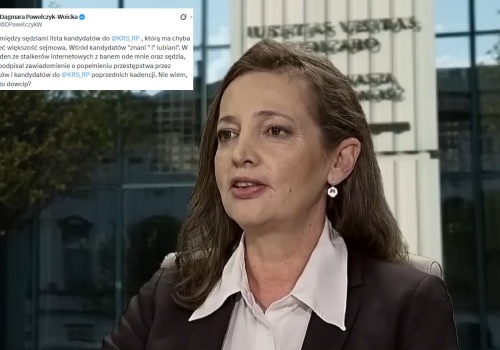 Przewodnicząca KRS o kandydatach, których ma poprzeć Sejm