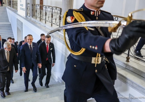 Sejm. Nawrocki wysłuchał informacji szefa MSZ. „Brak słow o Trójmorzu, reparacji i stanowczości wobec KE”