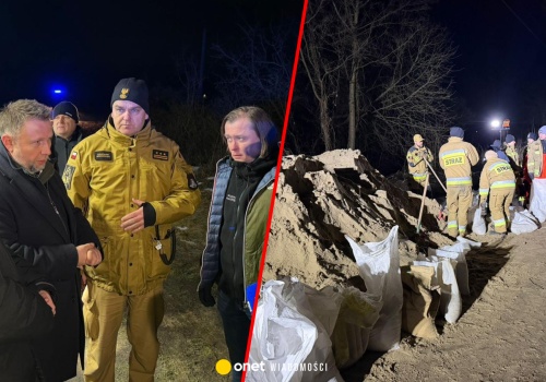 Rzeka wystąpiła z koryta na Mazowszu. Zebrał się sztab kryzysowy, minister na miejscu