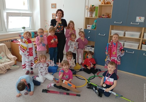 Dzieciaki z trzynieckiego przedszkola rywalizowały w Igrzyskach Zimowych