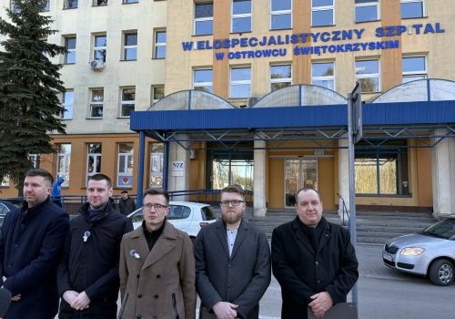 Konferencja Konfederacji w sprawie ostrowieckiego szpitala