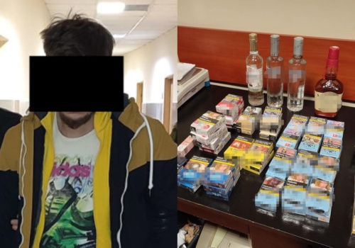 Groził nożem ekspedientce w sklepie. Gdy go w nim zamknęła, uciekł przez... okienko do nocnej sprzedaży