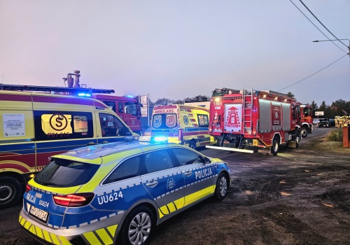 Poranne zdarzenia drogowe w powiecie ostrzeszowskim