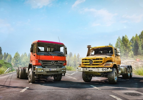 Potężne Mercedesy trafią do SnowRunnera. To dopiero początek większej współpracy