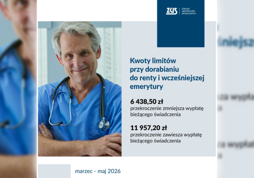 Uwaga Emeryci! Od marca wyższe limity dorabiania