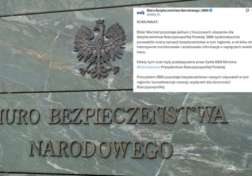 BBN monitoruje sytuację na Bliskim Wschodzie