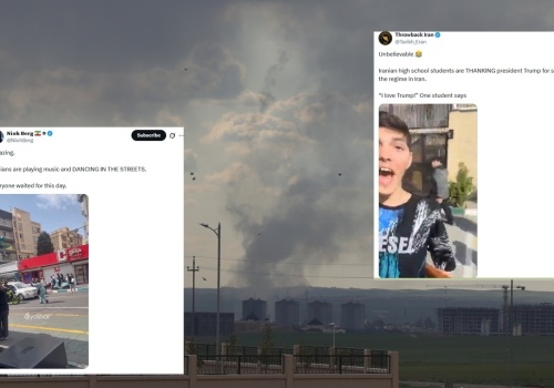 Irańczycy dziękują USA za uderzenie w reżim Chameneiego