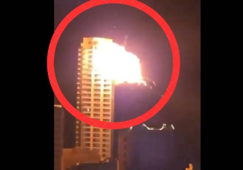 Wstrząsające nagrania z Bahrajnu. Dron rozsadził wieżowiec mieszkalny. WIDEO