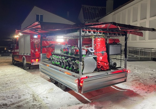 Przyczepa zaopatrzenia wodnego w OSP Równe