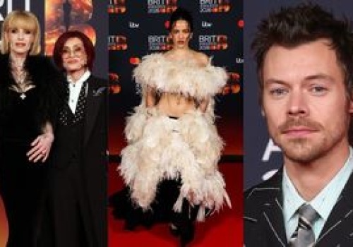 BRIT Awards 2026: Kelly i Sharon Osbourne, pierzasta Rosalia, dostojny Harry Styles... (ZDJĘCIA)
