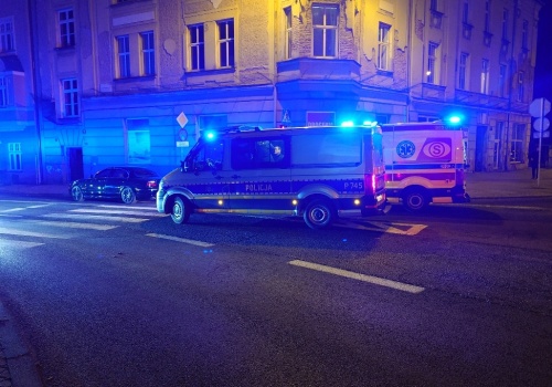 Z ostatniej chwili: Potrącenie na przejściu. Do szpitala odwieziono mężczyznę – foto