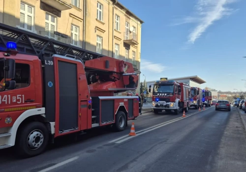 Akcja służb przy ul. Legionów w Kaliszu