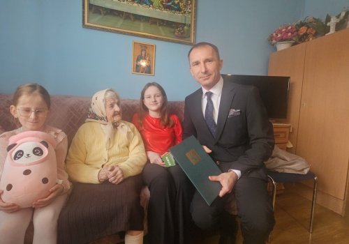 KRUS z wizytą u najstarszej Polki