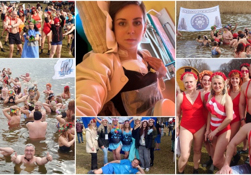 Wskoczyli do lodowatej wody dla Anny Dudek. 32-latka walczy ze złośliwym nowotworem