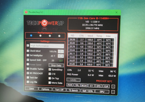 Throttling laptopa wymusił na mnie dwie zmiany, których bardzo nie chciałem