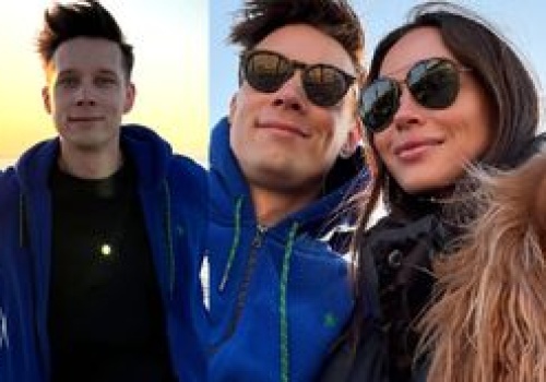 Michał Mikołajczak nosi na rękach Edytę Zając i chwali się fotkami z romantycznego wypadu nad morze. Piękna z nich para? (ZDJĘCIA)