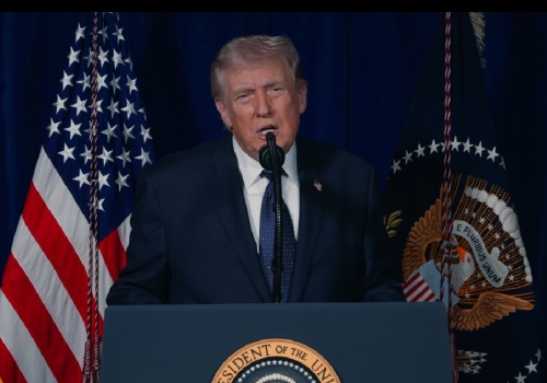 Trump wygłosił orędzie. 