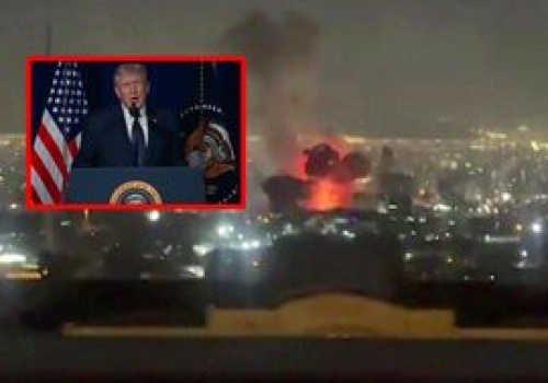 Zhakowano irańską telewizję. Nadano wystąpienie Trumpa