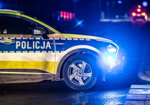 Kolizja na DK22. Jaguar zderzył się z autobusem, 19 pasażerów w środku