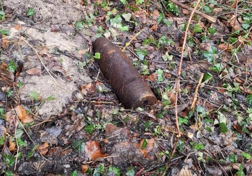 Niewybuchy znalezione podczas spaceru. Konieczna była interwencja saperów