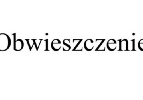 Obwieszczenie Starosty Przasnyskiego