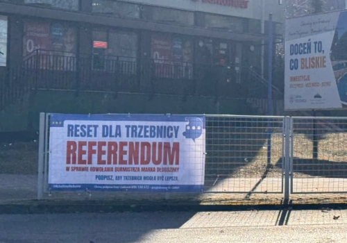 Referendum. Na mieście pojawiły się banery i darmowa gazetka
