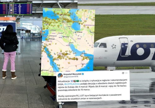 LOT odwołuje kolejne rejsy na Bliski Wschód, MSZ tłumaczy, czemu Polska nie wyśle samolotów do ewakuacji