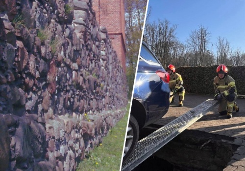 Człuchów: Zapadlisko przy zamku, odkryto nieznane pomieszczenie