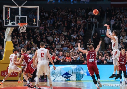 El. MŚ 2027. Wciąż niepokonani i z awansem! Koszykarska reprezentacja Polski ponownie pokonała Łotwę