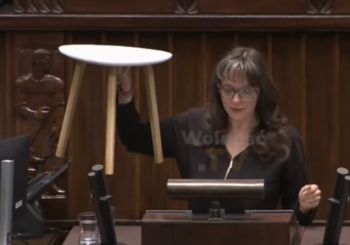 Szokujący wykład Jachiry. Lewy z Bicepsem naśmiewają się z posłanki