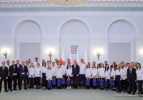 Mediolan–Cortina 2026. Nawrocki spotkał się z polskimi olimpijczykami