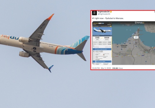 Ten lot śledziły tysiące ludzi. Pasażerowie z Dubaju dotarli do Warszawy