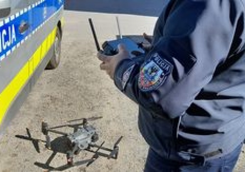 Policja z dronem. Nie unikniesz mandatu