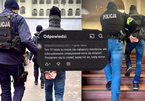 Policja zatrzymała naśladowcę mordercy z Kadłuba. 18-latek z Gdańska publikował w sieci komentarze nawołujące do kolejnych zbrodni