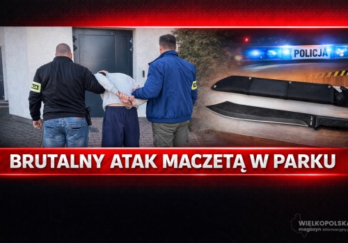 Brutalny atak maczetą w Parku Miejskim w Grodzisku Wielkopolskim. 21-latek z zarzutem usiłowania zabójstwa