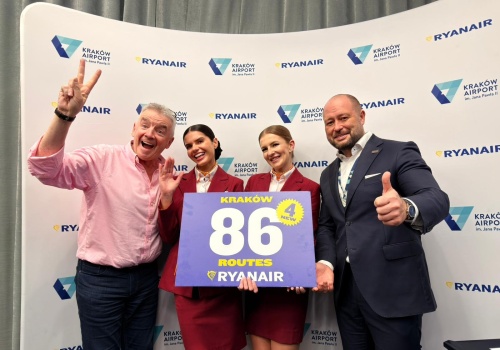 Więcej Ryanaira w Krakowie. Cztery nowe trasy i trzy dodatkowe samoloty