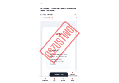 Fałszywe maile od „platform streamingowych”. Uważajcie na nową formę oszustw internetowych