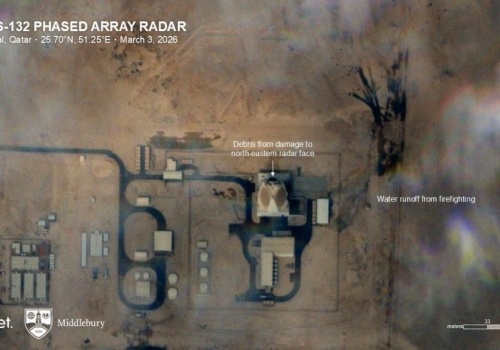 Widziane z orbity: Iran trafił w amerykański radar